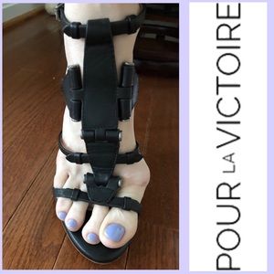 NEW POUR La VICTOIRE ‘SIERRA’ GLADIATOR HEELS